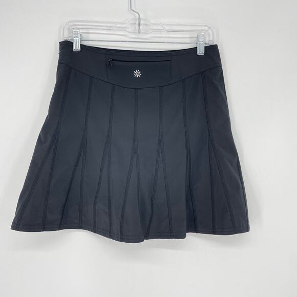 Athleta Black Tennis Skort Size 4 - Picture 6 of 10